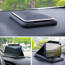 Load image into Gallery viewer, Car Carbon Fiber Texture Silicon Mobile Phone Holder for 3.5-6.8 inches Cellphone, Phone Holder for 3.5-6.8 inches Cellphone