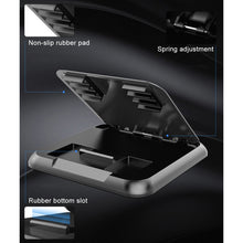 Load image into Gallery viewer, Car Carbon Fiber Texture Silicon Mobile Phone Holder for 3.5-6.8 inches Cellphone, Phone Holder for 3.5-6.8 inches Cellphone