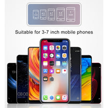 Load image into Gallery viewer, Car Carbon Fiber Texture Silicon Mobile Phone Holder for 3.5-6.8 inches Cellphone, Phone Holder for 3.5-6.8 inches Cellphone