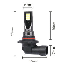 Load image into Gallery viewer, 2 PCS 9005 DC12V-24V / 12W / 3000K / 800LM 12LEDs SMD-3030 Car LED Fog Light, 9005 (White Light), 9005