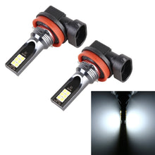 Load image into Gallery viewer, 2 PCS H11 / H8 DC12V-24V / 12W / 3000K / 800LM 12LEDs SMD-3030 Car LED Fog Light, H1 (White Light), H11