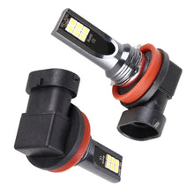 Load image into Gallery viewer, 2 PCS H11 / H8 DC12V-24V / 12W / 3000K / 800LM 12LEDs SMD-3030 Car LED Fog Light, H1 (White Light), H11