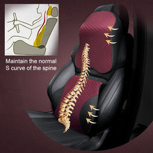 Load image into Gallery viewer, Four Seasons Breathable Memory Foam Car Lumbar Pillow Polyester Pillow