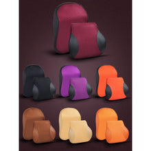 Load image into Gallery viewer, Four Seasons Breathable Memory Foam Car Lumbar Pillow Polyester Pillow