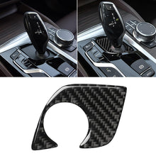 Load image into Gallery viewer, Car Carbon Fiber Gear Lever Lower Panel Decorative Sticker for BMW 5 Series G38 528Li / 530Li / 540Li 2018, Left Drive, Gear Lever Lower