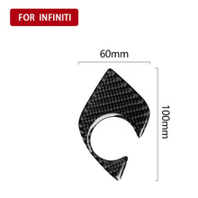 Load image into Gallery viewer, Car Carbon Fiber Gear Lever Lower Panel Decorative Sticker for BMW 5 Series G38 528Li / 530Li / 540Li 2018, Left Drive, Gear Lever Lower