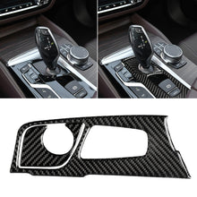 Load image into Gallery viewer, 2 in 1 Car Carbon Fiber Gear Position Panel Decorative Sticker for BMW 5 Series G38 528Li / 530Li / 540Li 2018, Left Drive, Gear Position