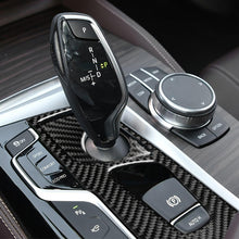 Load image into Gallery viewer, 2 in 1 Car Carbon Fiber Gear Position Panel Decorative Sticker for BMW 5 Series G38 528Li / 530Li / 540Li 2018, Left Drive, Gear Position