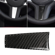Load image into Gallery viewer, Car Carbon Fiber Steering Wheel Decorative Sticker for BMW 5 Series G30/G38 X3 G01/G08, Steering Wheel