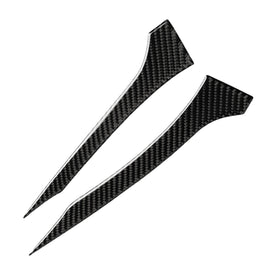 2 PCS Car Carbon Fiber Rearview Mirror Bumper Strip Decorative Sticker for BMW G30 (2018-2019) / G11 (2016-2019), Right Drive without Lens, Rearview Mirror Right Drive without Lens