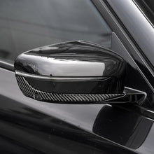 Load image into Gallery viewer, 2 PCS Car Carbon Fiber Rearview Mirror Bumper Strip Decorative Sticker for BMW G30 (2018-2019) / G11 (2016-2019), Right Drive with Camera, Rearview Mirror Right Drive with Camera
