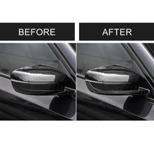 Load image into Gallery viewer, 2 PCS Car Carbon Fiber Rearview Mirror Bumper Strip Decorative Sticker for BMW G30 (2018-2019) / G11 (2016-2019), Right Drive with Camera, Rearview Mirror Right Drive with Camera