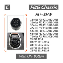 Load image into Gallery viewer, Car Engine Start Key Push Button Cover for BMW G / F Chassis,  with Start and Stop, For BMW G / F Chassis, with Start and Stop (Black), For BMW G / F Chassis, with Start and Stop (Blue), For BMW G / F Chassis, with Start and Stop (Red)                 ...
