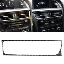 Load image into Gallery viewer, Car Carbon Fiber Air Conditioning Air Outlet Frame Decorative Sticker for Audi A4 B8 2009-2016 / A5 2008-2017 / Q5 2009-2017​, Left Drive, Air Outlet Frame