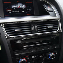 Load image into Gallery viewer, Car Carbon Fiber Air Conditioning Air Outlet Frame Decorative Sticker for Audi A4 B8 2009-2016 / A5 2008-2017 / Q5 2009-2017​, Left Drive, Air Outlet Frame