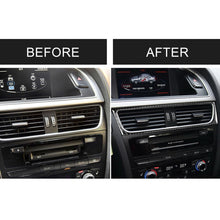Load image into Gallery viewer, Car Carbon Fiber Air Conditioning Air Outlet Frame Decorative Sticker for Audi A4 B8 2009-2016 / A5 2008-2017 / Q5 2009-2017​, Left Drive, Air Outlet Frame