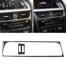 Load image into Gallery viewer, 2 in 1 Car Carbon Fiber Air Conditioning Air Outlet Frame Decorative Sticker for Audi A4 B8 2009-2016 / A5 2008-2017 / Q5 2009-2017​, Left Drive, Air Conditioning Air Outlet Frame