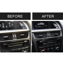 Load image into Gallery viewer, 2 in 1 Car Carbon Fiber Air Conditioning Air Outlet Frame Decorative Sticker for Audi A4 B8 2009-2016 / A5 2008-2017 / Q5 2009-2017​, Left Drive, Air Conditioning Air Outlet Frame
