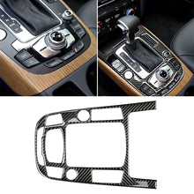 Load image into Gallery viewer, Car Carbon Fiber Gear Position Panel Decorative Sticker for Audi 2010-2018 Q5 / 2009-2016 A4L / 2009-2016 A5, Left Drive, Gear Position (C)