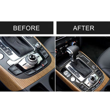 Load image into Gallery viewer, Car Carbon Fiber Gear Position Panel Decorative Sticker for Audi 2010-2018 Q5 / 2009-2016 A4L / 2009-2016 A5, Left Drive, Gear Position (C)
