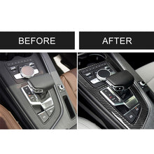 Load image into Gallery viewer, Car Carbon Fiber Gear Position Panel Decorative Sticker for Audi 2017-2018 A4L / 2017-2018 A5 / 2016-2017 A4 B9, Left Drive, Gear Position