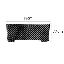 Load image into Gallery viewer, Car Carbon Fiber Storage Cigarette Lighter Panel Decorative Sticker for Audi 2010-2018 Q5 / 2009-2016 A4L / 2009-2016 A5, Storage Cigarette Lighter