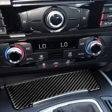 Load image into Gallery viewer, Car Carbon Fiber Storage Cigarette Lighter Panel Decorative Sticker for Audi 2010-2018 Q5 / 2009-2016 A4L / 2009-2016 A5, Storage Cigarette Lighter
