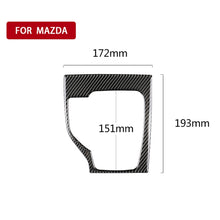 Load image into Gallery viewer, Car Carbon Fiber Left Drive Gear Frame A Decorative Sticker for Mazda Axela 2013-2016, Left Drive Gear Frame A