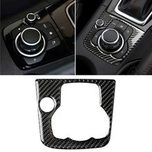 Load image into Gallery viewer, Car Carbon Fiber Right Drive Multimedia Frame A Decorative Sticker for Mazda Axela 2013-2016, Right Drive Multimedia Frame A