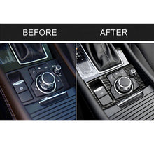 Load image into Gallery viewer, Car Carbon Fiber Left Drive Multimedia Frame B Decorative Sticker for Mazda Axela 2017-2018, Left Drive Multimedia Frame B