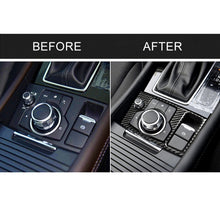 Load image into Gallery viewer, Car Carbon Fiber Right Drive Multimedia Frame B Decorative Sticker for Mazda Axela 2017-2018, Right Drive Multimedia Frame B