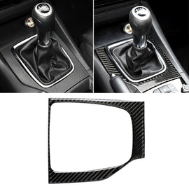 Car Carbon Fiber Left Drive Manual Gear Frame C Decorative Sticker for Mazda Axela 2017-2018, Left Drive Manual Gear Frame C
