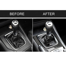 Load image into Gallery viewer, Car Carbon Fiber Left Drive Manual Gear Frame C Decorative Sticker for Mazda Axela 2017-2018, Left Drive Manual Gear Frame C
