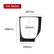 Load image into Gallery viewer, Car Carbon Fiber Right Drive Manual Gear Frame C Decorative Sticker for Mazda Axela 2017-2018, Right Drive Manual Gear Frame C