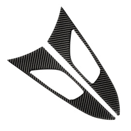 2 PCS Car Carbon Fiber Door Inner Handle Outer Frame Decorative Sticker for Mazda Axela 2014 / 2017-2018, Door Inner Handle Outer Frame