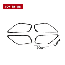 Load image into Gallery viewer, 4 PCS Car Carbon Fiber Door Inner Handle Frame Decorative Sticker for Mazda Axela 2014 / 2017-2018, Door Inner Handle Frame