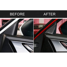 Load image into Gallery viewer, Car Carbon Fiber Front Inner Door A Triangle Decorative Sticker for Mazda Axela 2017-2018, Front Inner Door A Triangle
