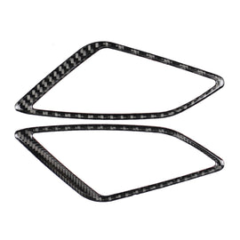 Car Carbon Fiber Instrument Air Outlet Decorative Sticker for Mazda Axela 2014 / 2017-2018, Instrument Air Outlet