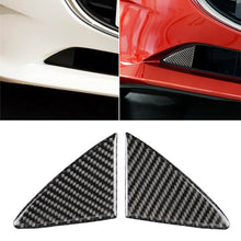 Load image into Gallery viewer, Car Carbon Fiber Front Bumper Decorative Sticker for Mazda Axela 2014-2016, Front Bumper (2014-2016)