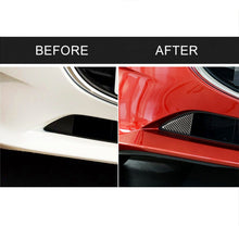 Load image into Gallery viewer, Car Carbon Fiber Front Bumper Decorative Sticker for Mazda Axela 2014-2016, Front Bumper (2014-2016)