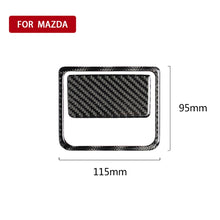 Load image into Gallery viewer, Car Carbon Fiber Front Passenger Seat Storage Box Decorative Sticker for Mazda Axela 2017-2018, Front Passenger Seat Storage Box