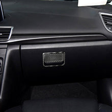 Load image into Gallery viewer, Car Carbon Fiber Front Passenger Seat Storage Box Decorative Sticker for Mazda Axela 2017-2018, Front Passenger Seat Storage Box