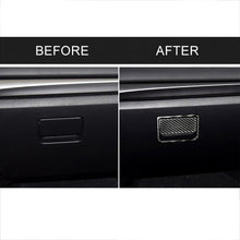 Load image into Gallery viewer, Car Carbon Fiber Front Passenger Seat Storage Box Decorative Sticker for Mazda Axela 2017-2018, Front Passenger Seat Storage Box