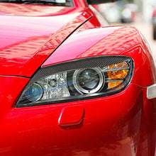 Load image into Gallery viewer, Car Carbon Fiber Light Eyebrow for Mazda RX-8 Coupe 2004-2008, For Mazda RX-8