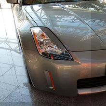 Load image into Gallery viewer, Car Carbon Fiber Light Eyebrow for 2003-2009 Nissan 350Z All Models, For 2003-2009 Nissan 350Z All Models