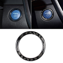 Load image into Gallery viewer, Car Carbon Fiber One-button Start Decorative Sticker for Toyota Eighth Generation Camry 2018-2019, One-button Start
