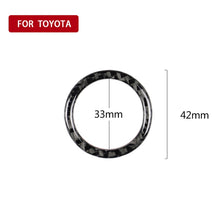 Load image into Gallery viewer, Car Carbon Fiber One-button Start Decorative Sticker for Toyota Eighth Generation Camry 2018-2019, One-button Start