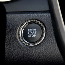 Load image into Gallery viewer, Car Carbon Fiber One-button Start Decorative Sticker for Toyota Eighth Generation Camry 2018-2019, One-button Start