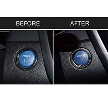 Load image into Gallery viewer, Car Carbon Fiber One-button Start Decorative Sticker for Toyota Eighth Generation Camry 2018-2019, One-button Start
