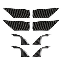 Load image into Gallery viewer, 8 in 1 Car Carbon Fiber Door Inner Handle Wrist Panel Decorative Sticker for Toyota Eighth Generation Camry 2018-2019, Door Inner Handle Wrist